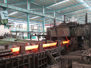 唐山无缝钢管厂家生产线
